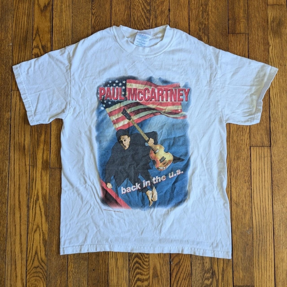 Vintage Paul McCartney 2002 Back In The U.S. Tour T-shirt